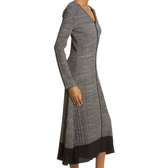 Partow Isla Silk–Silk & Cotton Long Sleeve Midi Dress – Size L – NWT MSRP $1695 - Picture 2 of 4